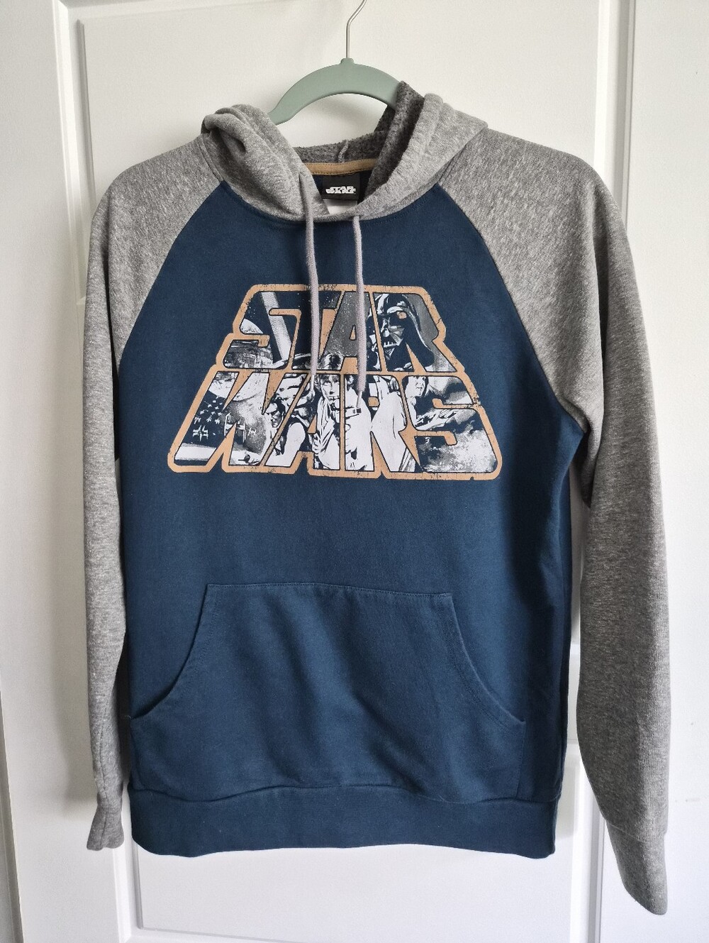 Star Wars Men’s Navy Blue & Gray Hoodie Size S